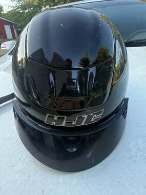 HJC CS-2N Half Shell Motorcycle Helmet Black Size XL